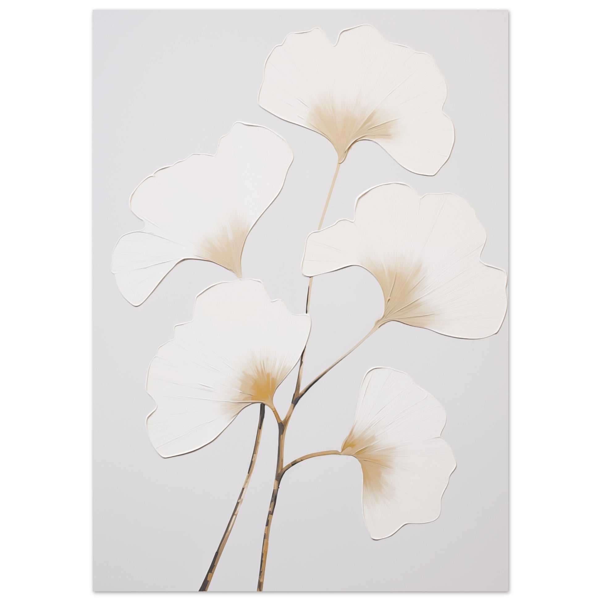 Ginko im Morgenlicht Poster 50x70 cm - Pixara