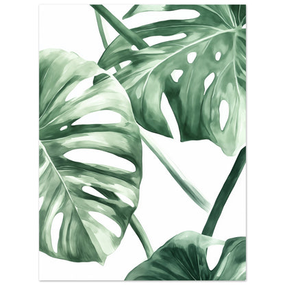 Monstera Eleganz Poster 30x40 cm - Pixara