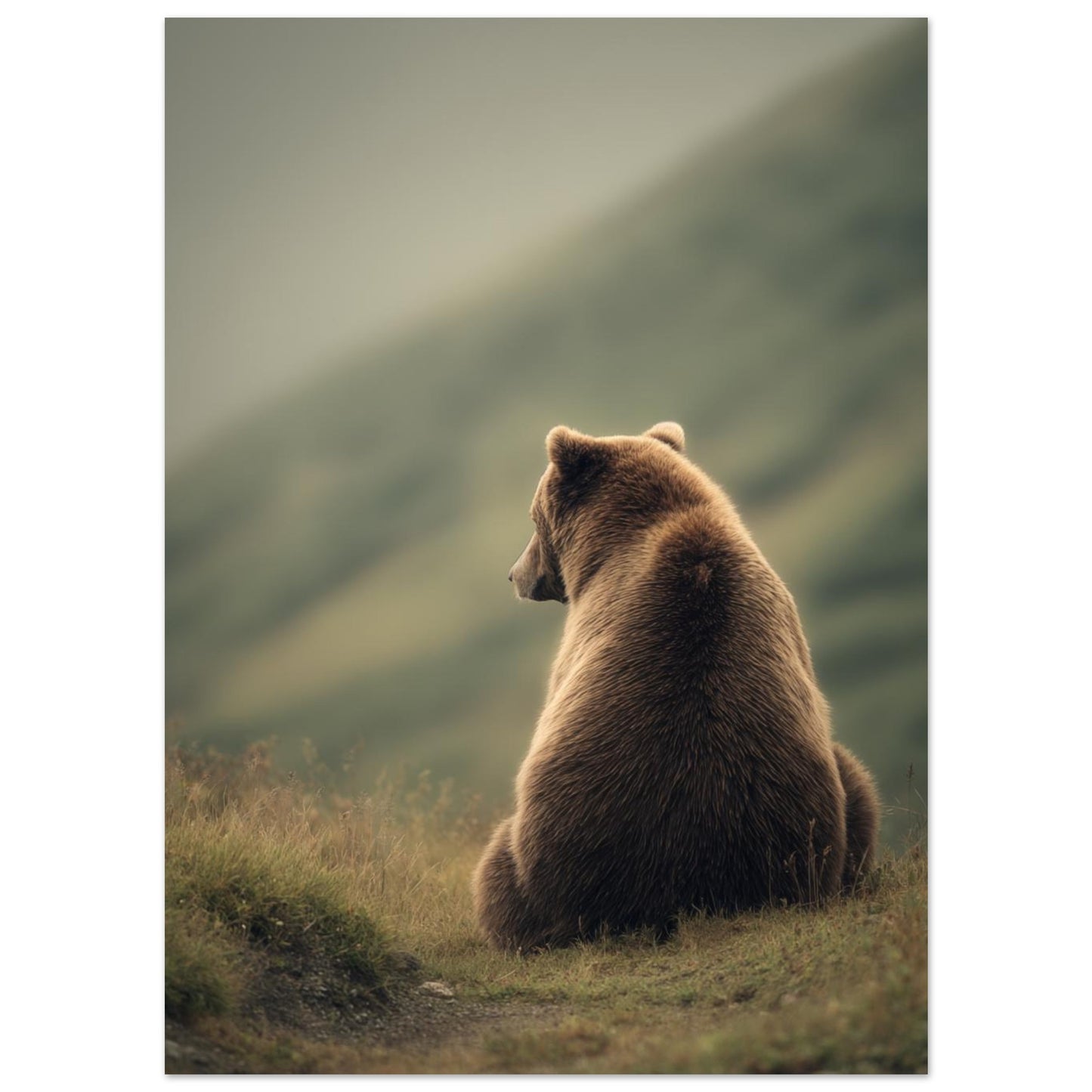 Braunbär in der Wildnis 13x18 cm - Pixara