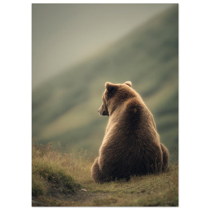 Braunbär in der Wildnis 13x18 cm - Pixara