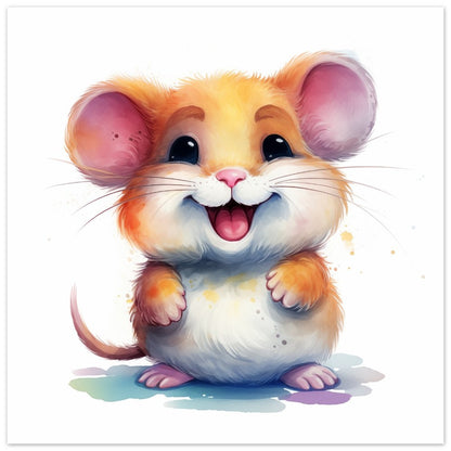 Maus "Milly" Poster 50x50 cm - Pixara