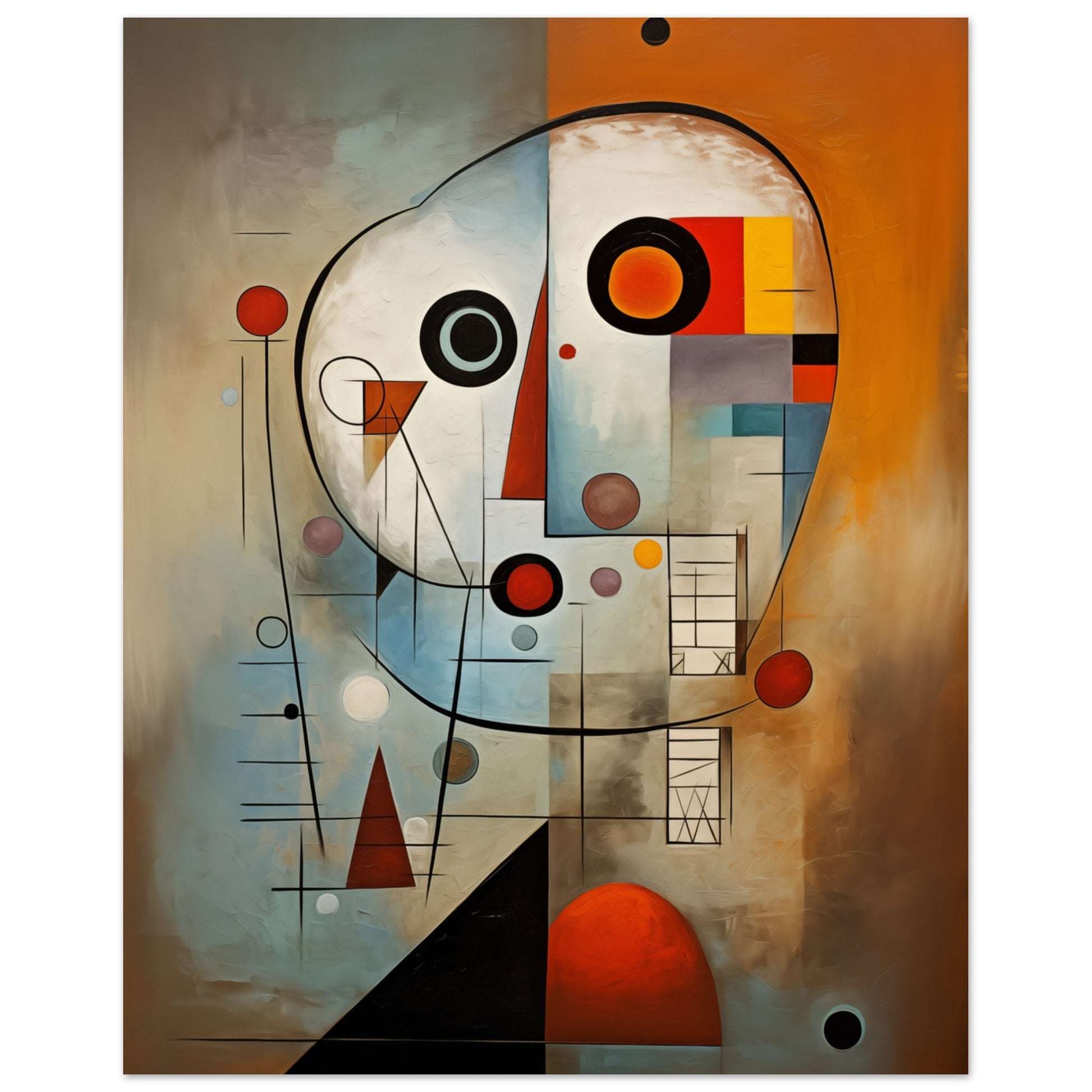 Abstrakte Reflexionen Poster 20x25 cm - Pixara