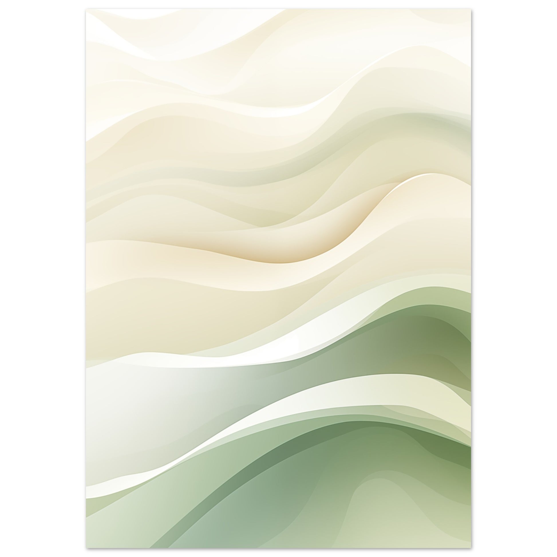 Wüstendünen bei Sonnenaufgang Poster 50x70 cm - Pixara