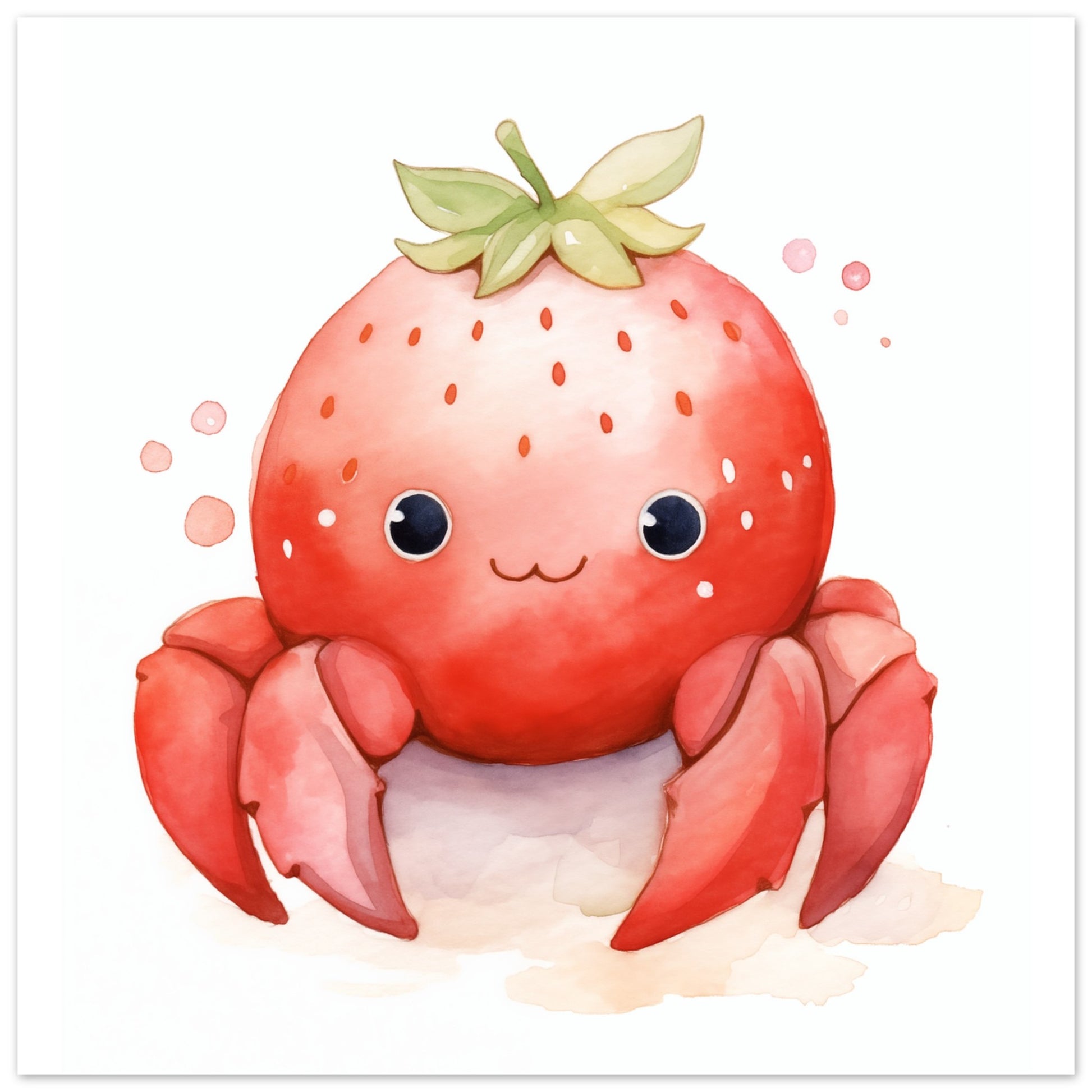Craby Berry Poster 30x30 cm - Pixara