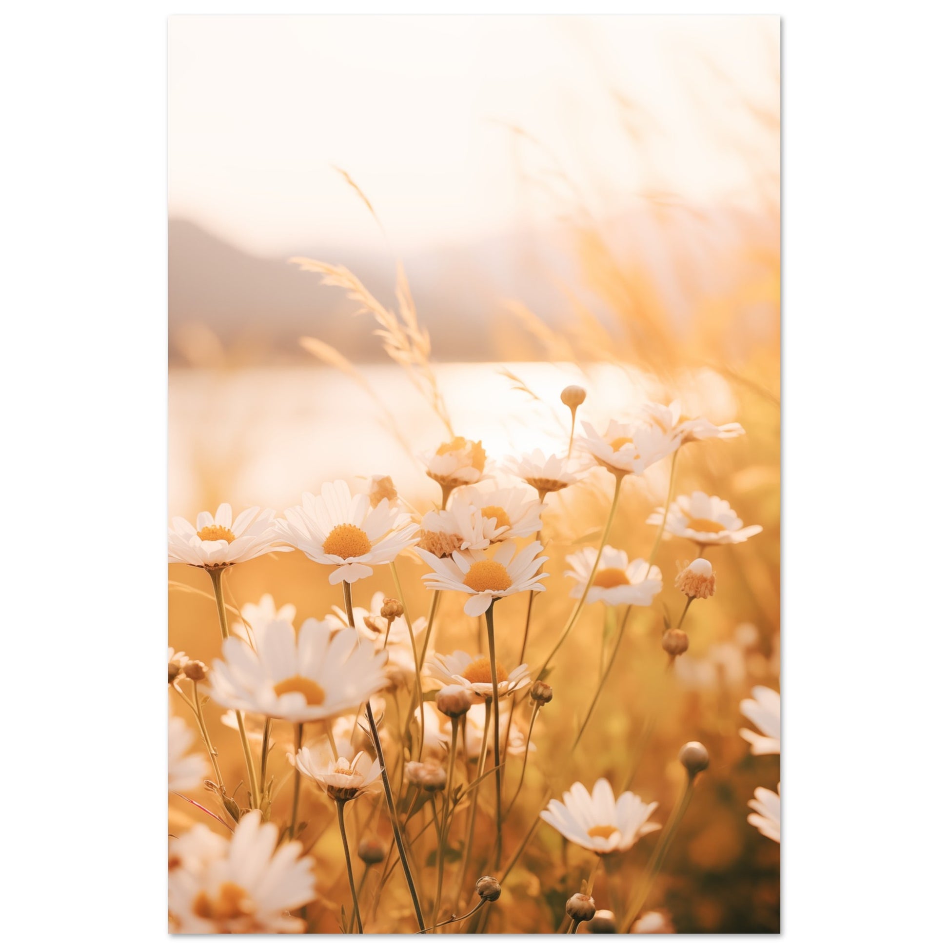 Abendleuchten Poster 60x90 cm - Pixara