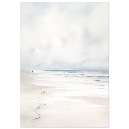 Sandspuren Poster A4 21x29.7 cm - Pixara