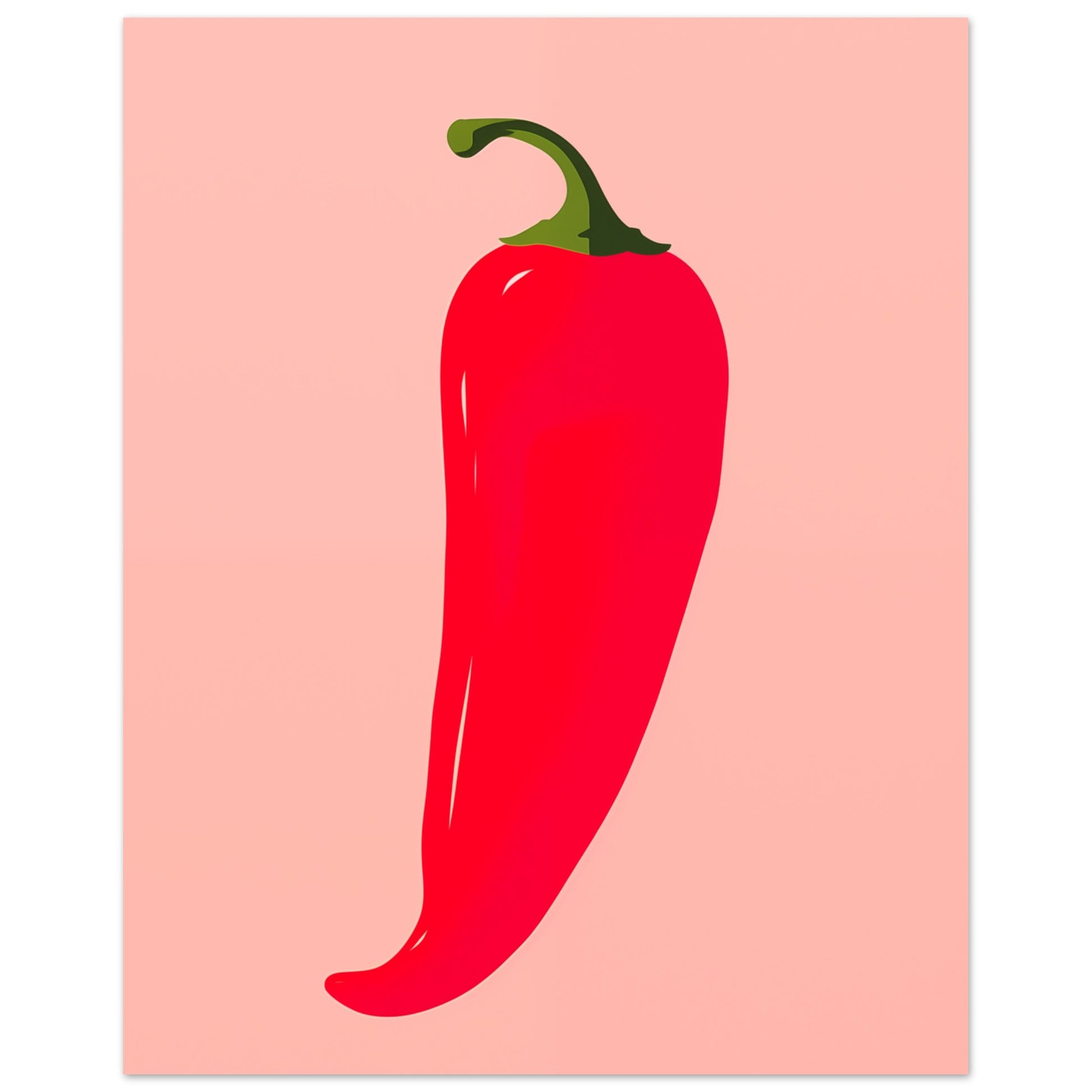 Scharfe Chilli Poster 40x50 cm - Pixara
