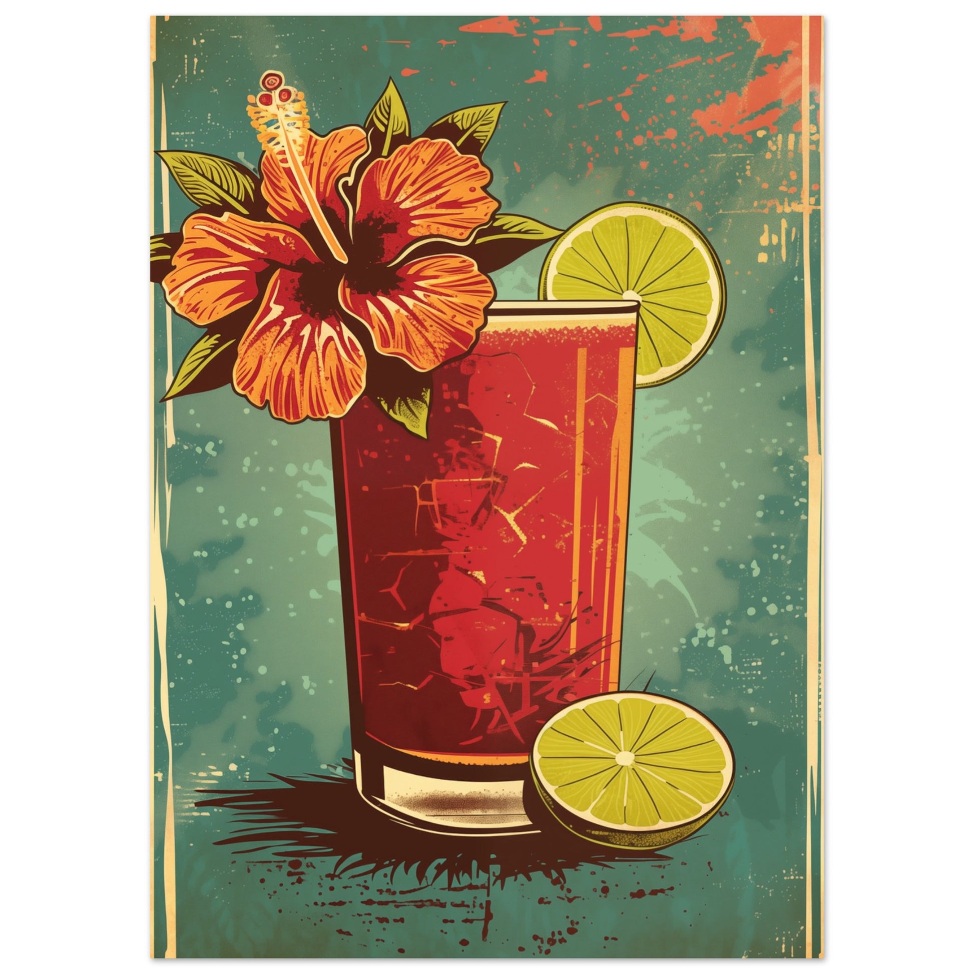 Tropical Tiki Dream 50x70 cm - Pixara