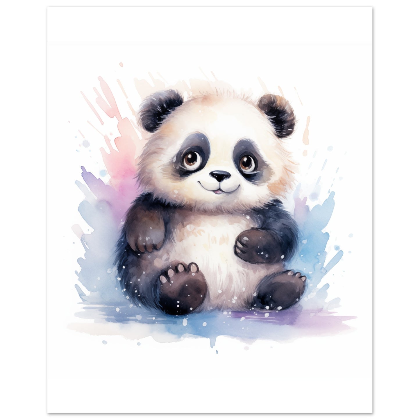 Panda "Penny" Poster 20x25 cm - Pixara