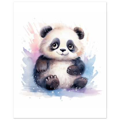 Panda "Penny" Poster 20x25 cm - Pixara