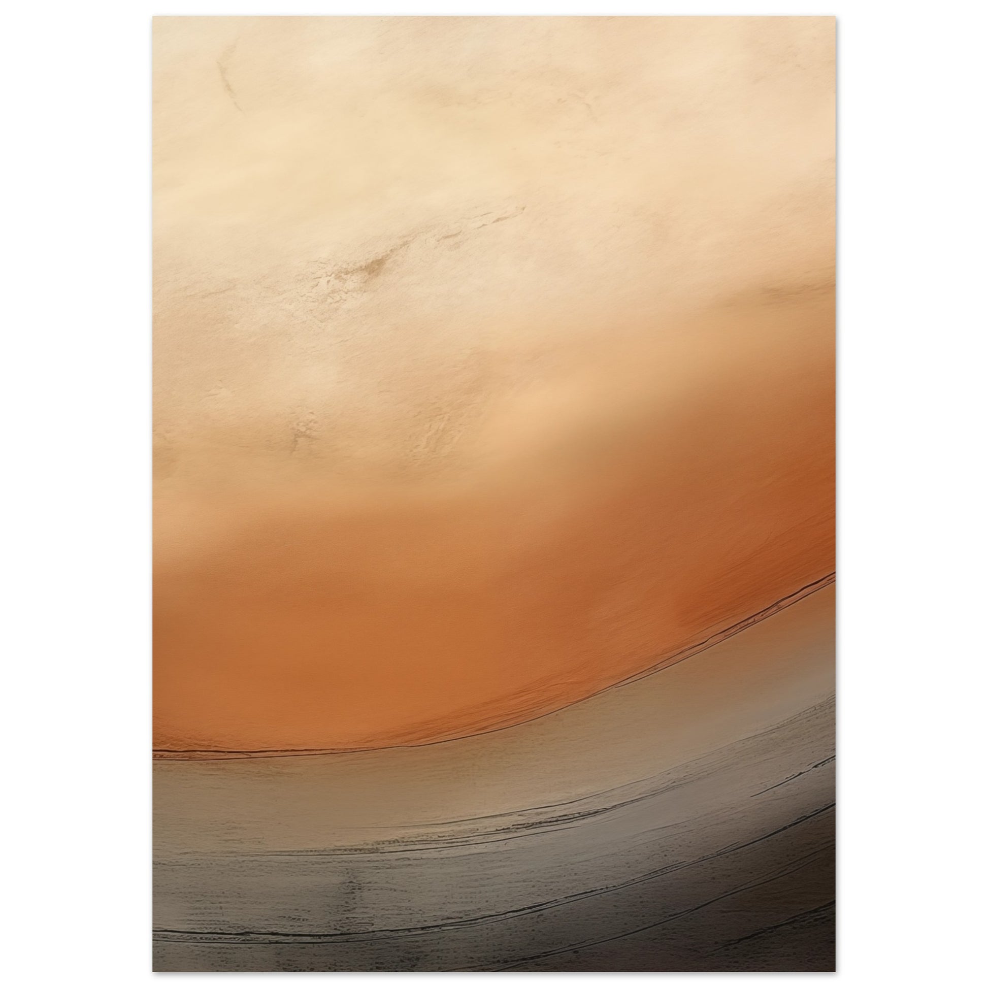 Morgendunst im Tal Poster 50x70 cm - Pixara