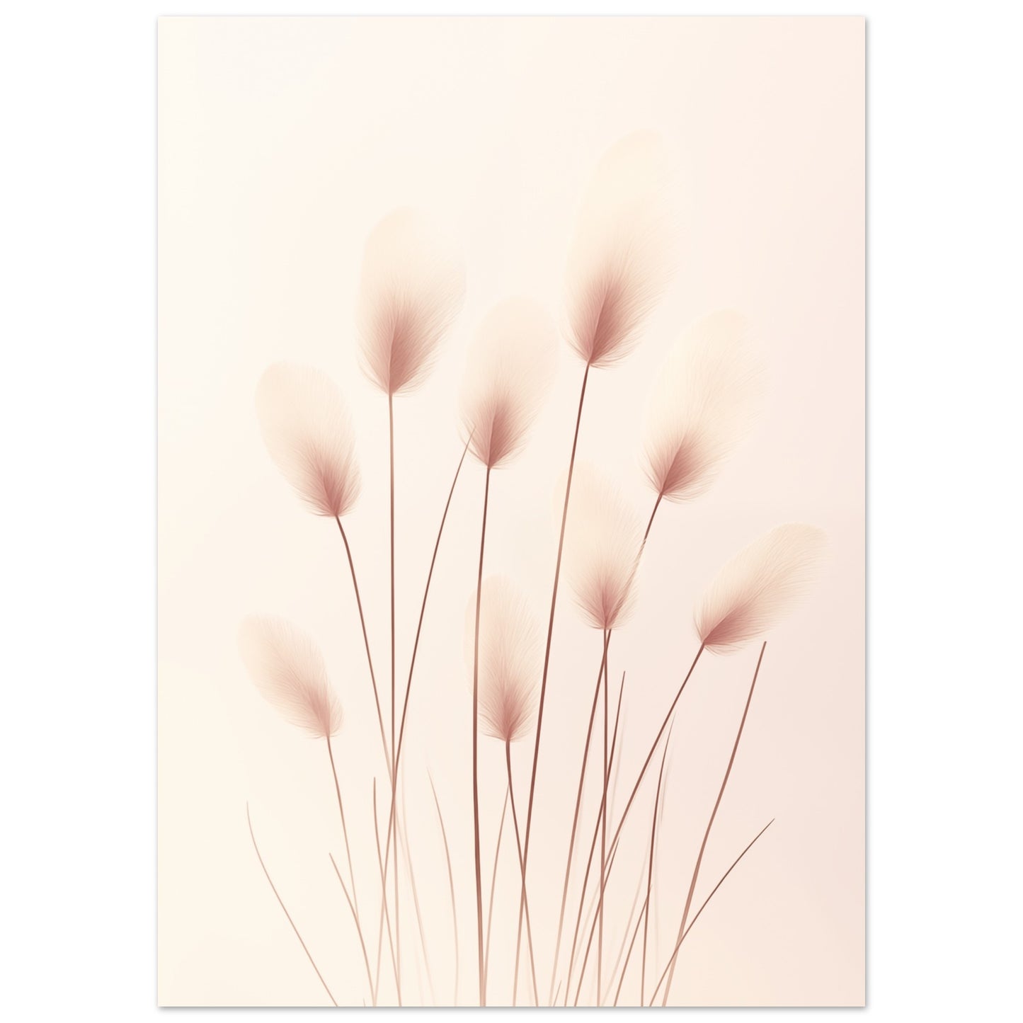 Zarte Bunny Tails 50x70 cm Poster - Pixara