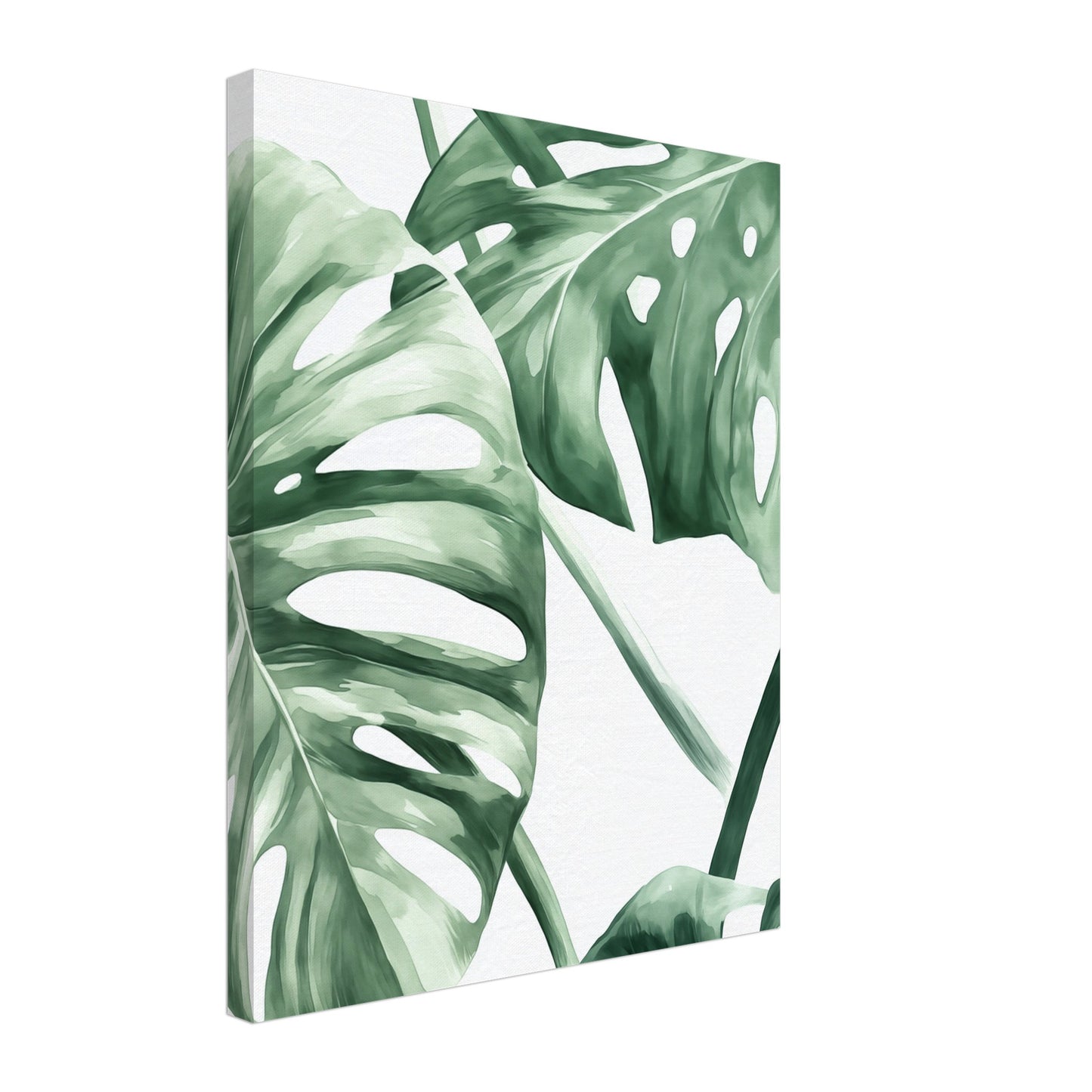 Monstera Eleganz Leinwand 40x50 cm - Pixara