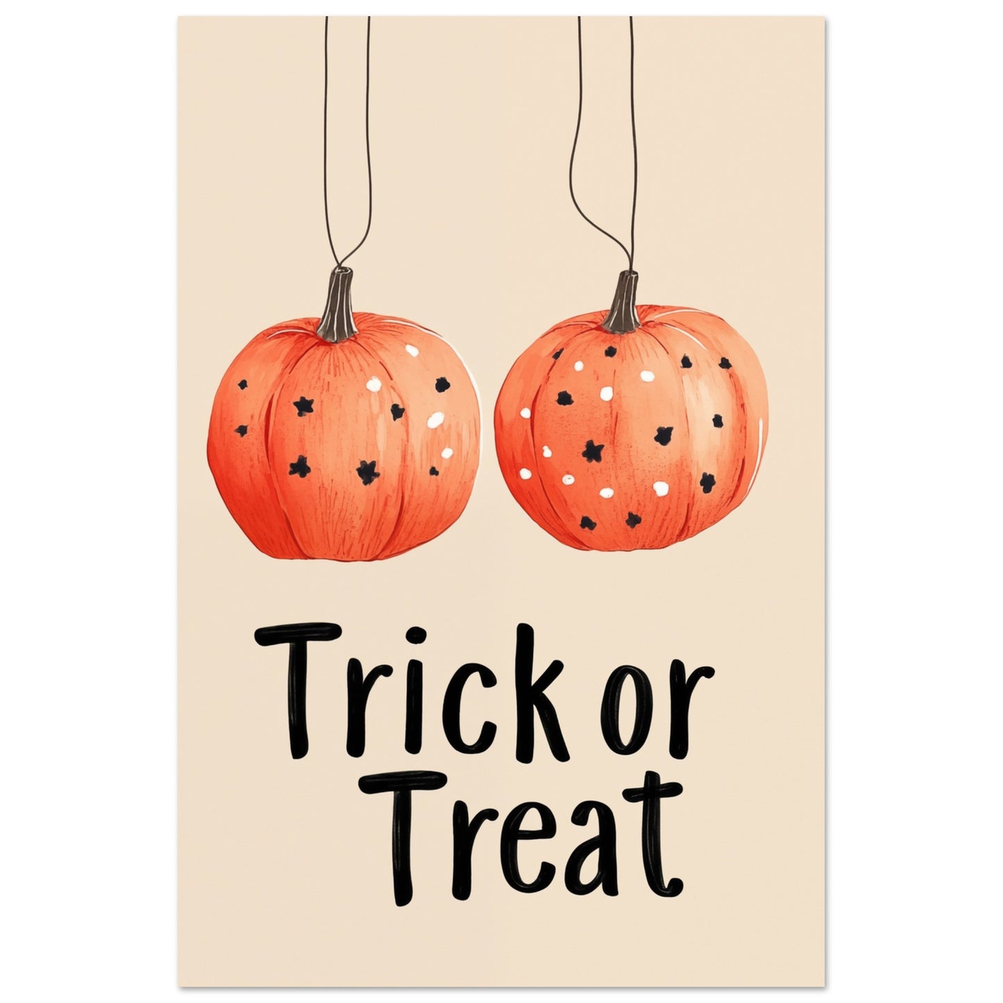 Kürbislichter: Trick or Treat 60x90 cm - Pixara