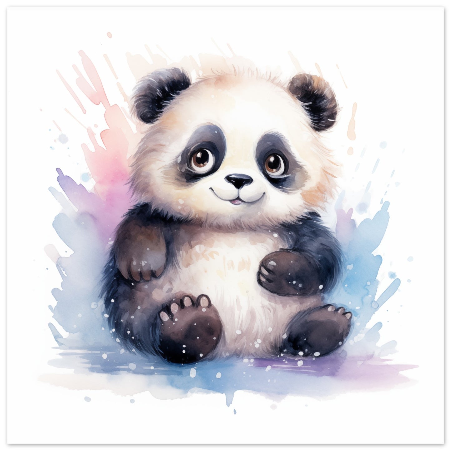 Panda "Penny" Poster 50x50 cm - Pixara