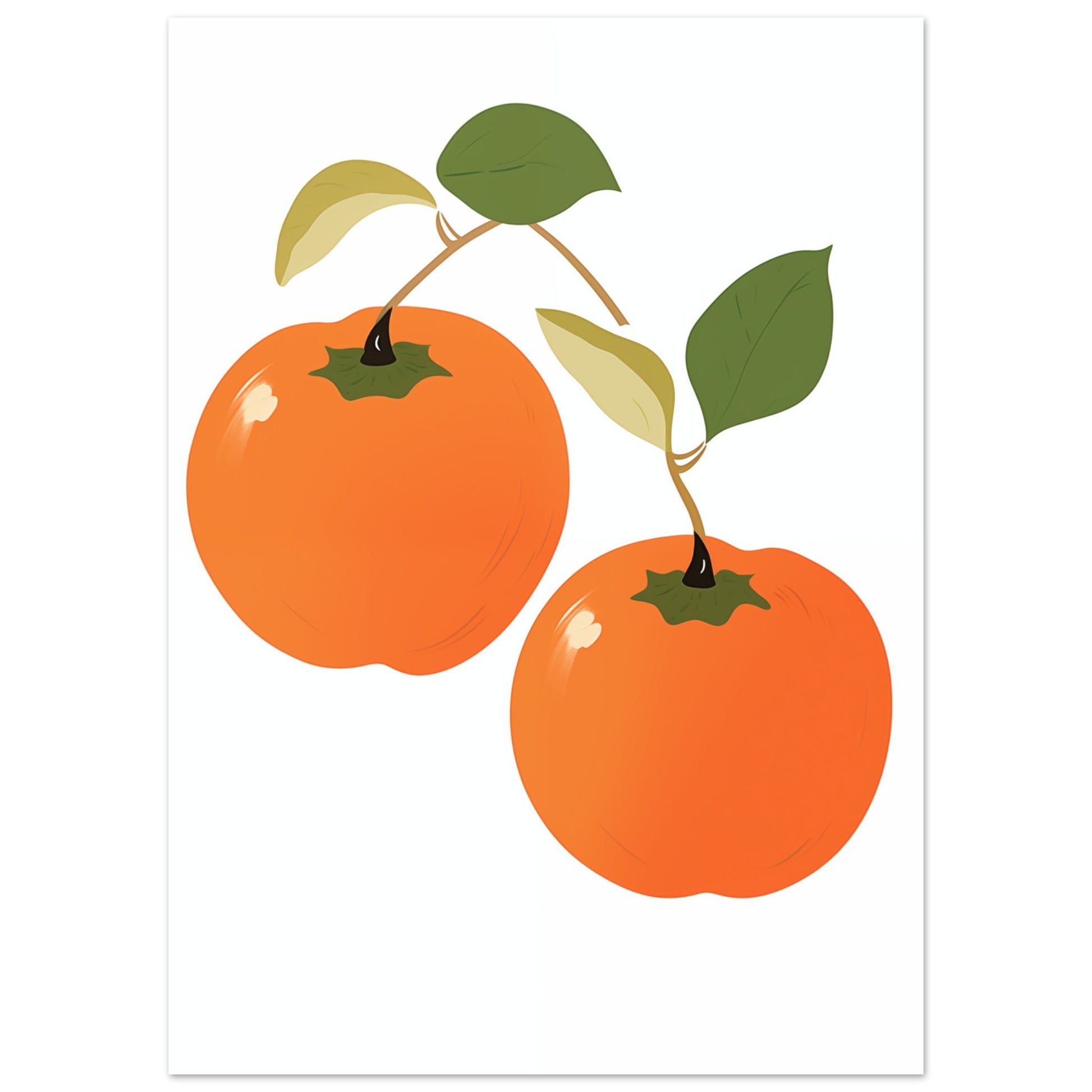 Persimonen Duo Poster 50x70 cm - Pixara