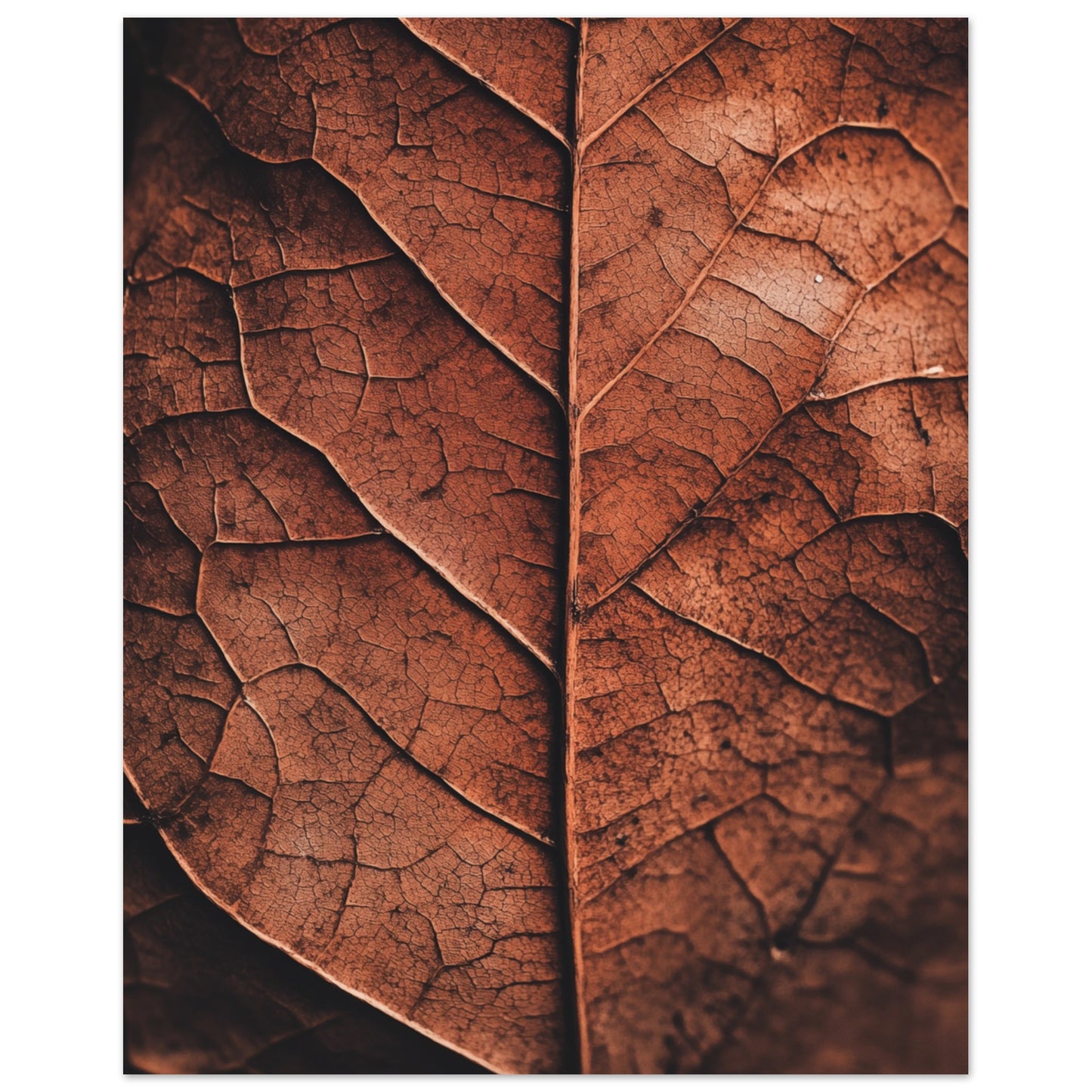 Herbstliches Laub – Natur im Detail Poster 20x25 cm - Pixara