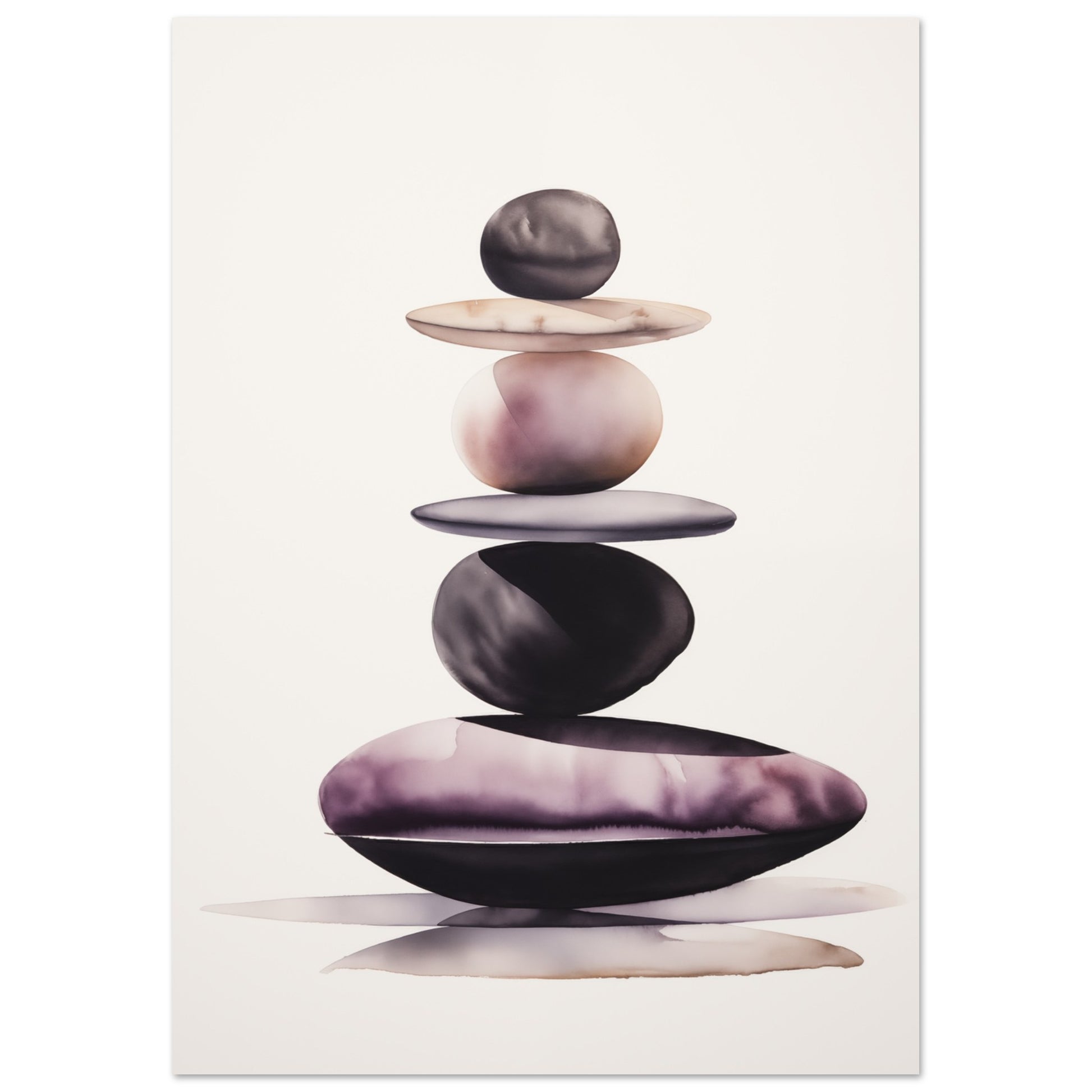 Balance der Formen Poster A4 21x29.7 cm - Pixara