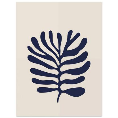 Marine Leaf No. 1 Poster 30x40 cm - Pixara
