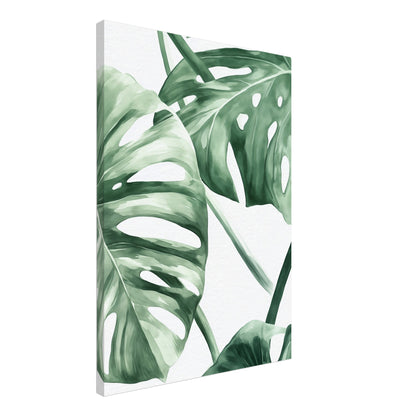 Monstera Eleganz Leinwand 50x70 cm - Pixara