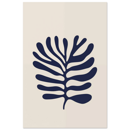 Marine Leaf No. 1 Poster 60x90 cm - Pixara