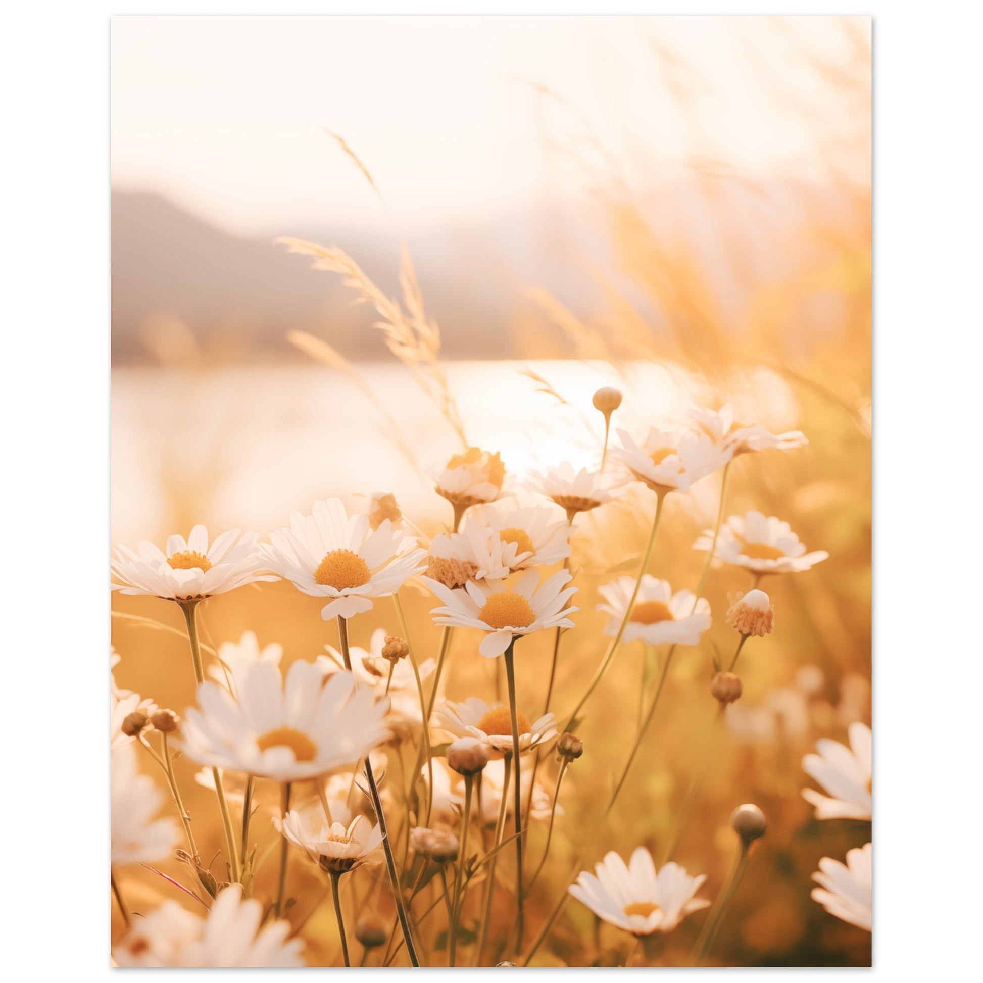 Abendleuchten Poster 40x50 cm - Pixara