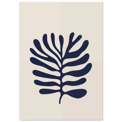 Marine Leaf No. 1 Poster 21x29.7 cm - Pixara