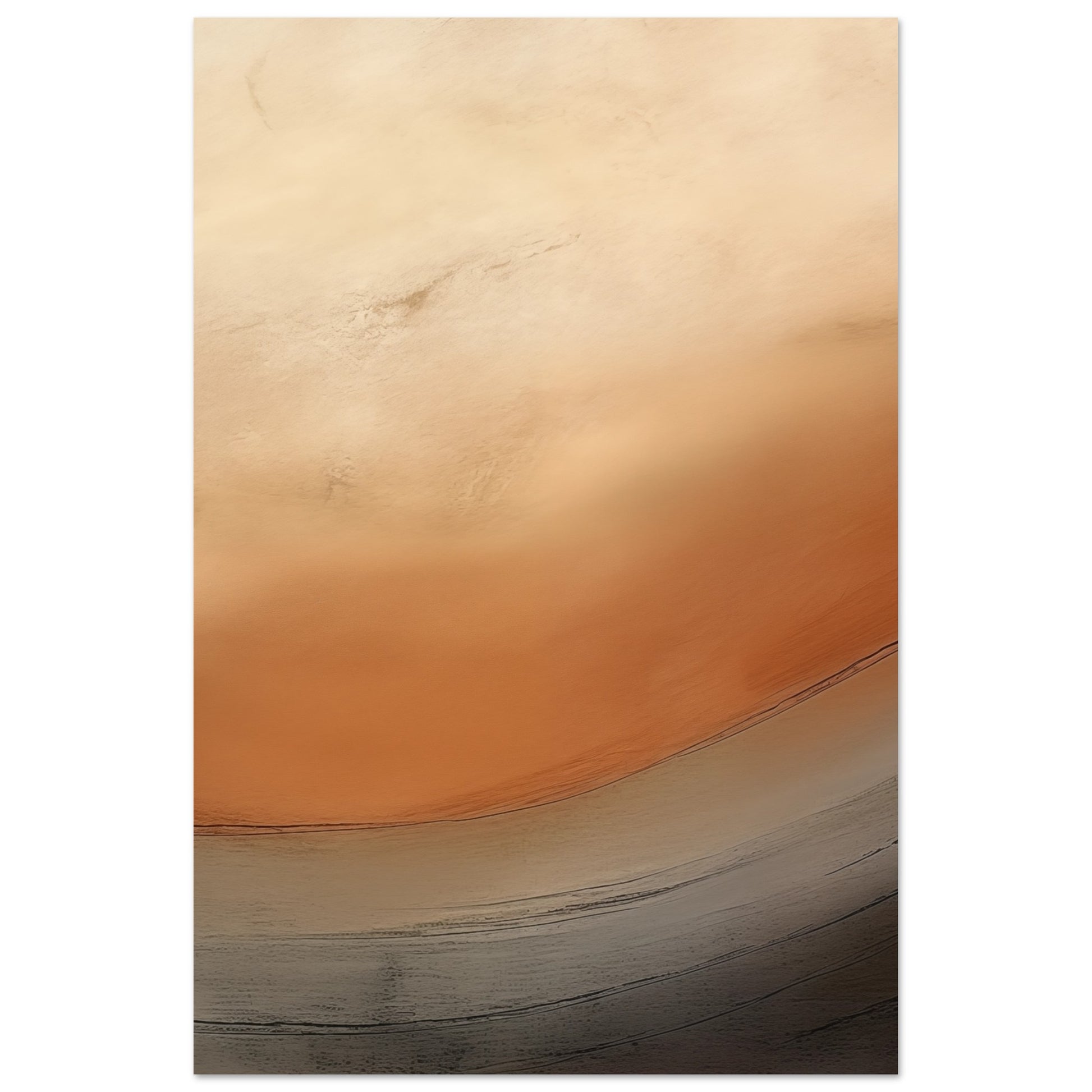 Morgendunst im Tal Poster 60x90 cm - Pixara